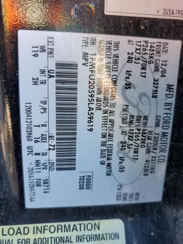 Photo 10 from auction – 2005 FORD EXPEDITION with VIN 1FMFU20595LA59619