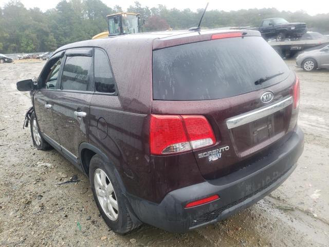 Photo 3 from auction – 2011 KIA SORENTO BA with VIN 5XYKTCA19BG023055