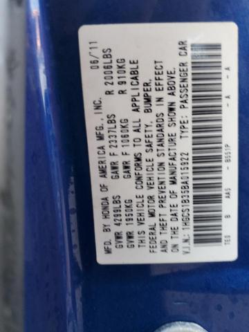 Photo 10 from auction – 2011 HONDA ACCORD LX- with VIN 1HGCS1B35BA015922