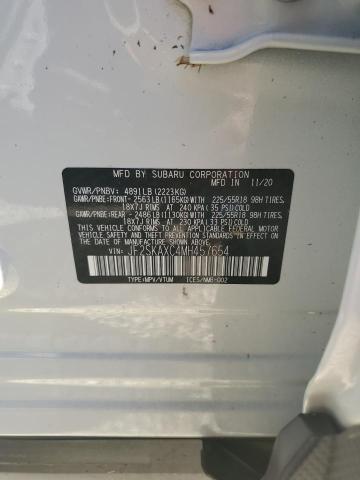 Photo 10 from auction – 2021 SUBARU FORESTER T with VIN JF2SKAXC4MH457654
