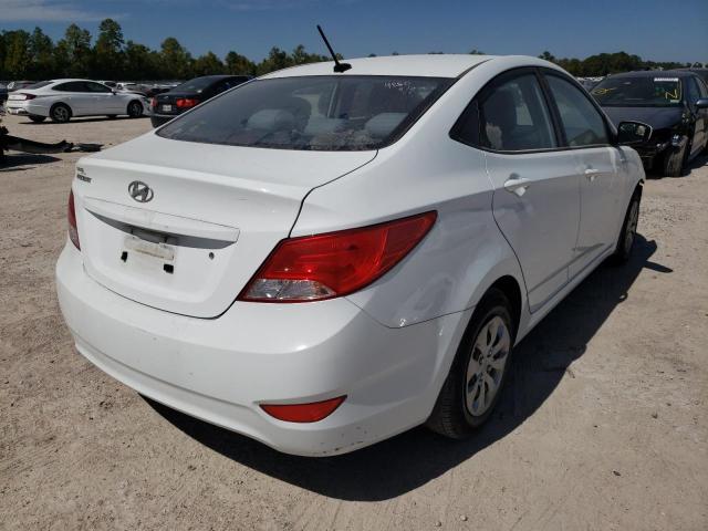 Photo 4 from auction – 2016 HYUNDAI ACCENT SE with VIN KMHCT4AE1GU061037