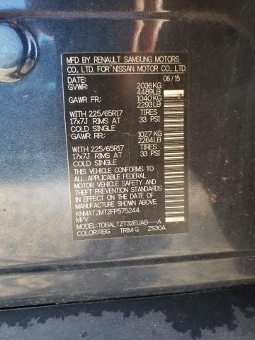 Photo 10 from auction – 2015 NISSAN ROGUE S with VIN KNMAT2MT2FP575244