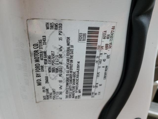 Photo 10 from auction – 2006 FORD EXPLORER X with VIN 1FMEU63EX6UA33914