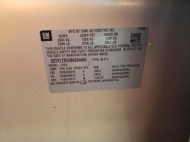 Photo 10 from auction – 2011 GMC TERRAIN SL with VIN 2CTFLTE55B6284456