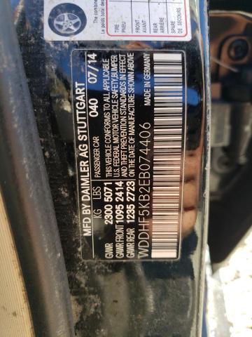 Photo 10 from auction – 2014 MERCEDES-BENZ E 350 with VIN WDDHF5KB2EB074406