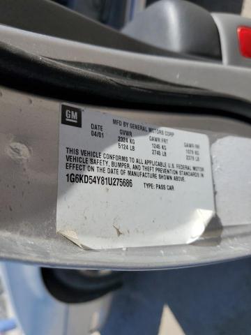 Photo 10 from auction – 2001 CADILLAC DEVILLE with VIN 1G6KD54Y81U275686