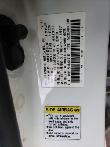 Photo 10 from auction – 2014 ACURA TL TECH with VIN 19UUA8F59EA005197