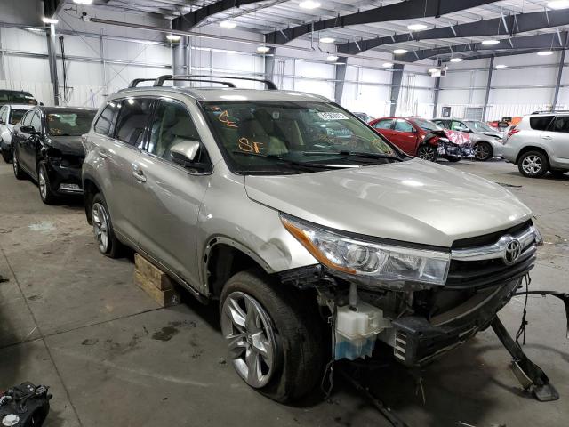 TOYOTA HIGHLANDER 2014 with VIN 5TDDKRFH3ES065037 - Photo from auction
