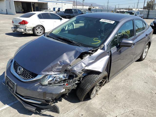 Photo 2 from auction – 2014 HONDA CIVIC LX with VIN 19XFB2F53EE248504