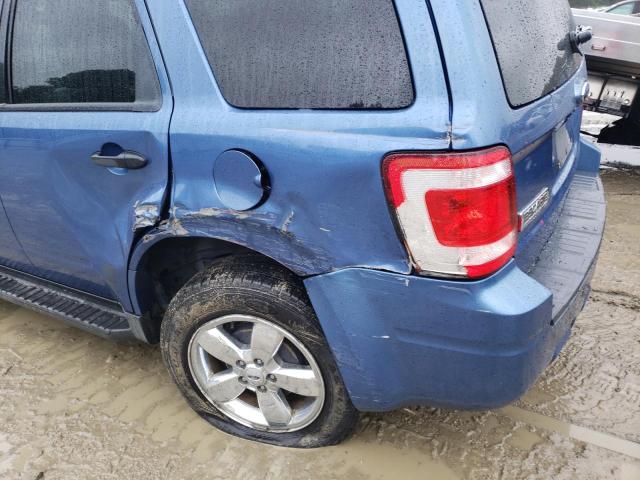 Photo 9 from auction – 2010 FORD ESCAPE XLT with VIN 1FMCU0D72AKA10202
