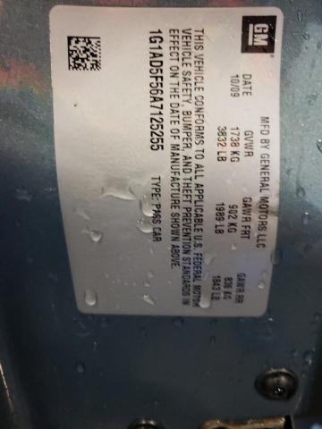 Photo 10 from auction – 2010 CHEVROLET COBALT 1LT with VIN 1G1AD5F56A7125255
