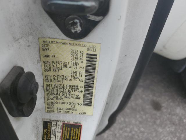 Photo 10 from auction – 2013 NISSAN FRONTIER S with VIN 1N6BD0CT2DN729500