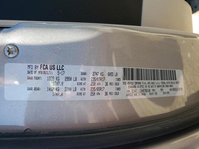 Photo 10 from auction – 2017 CHRYSLER PACIFICA T with VIN 2C4RC1DGXHR768100