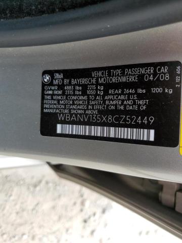 Photo 10 from auction – 2008 BMW 528 XI with VIN WBANV135X8CZ52449