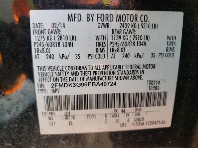 Photo 10 from auction – 2014 FORD EDGE SE with VIN 2FMDK3G96EBA49724