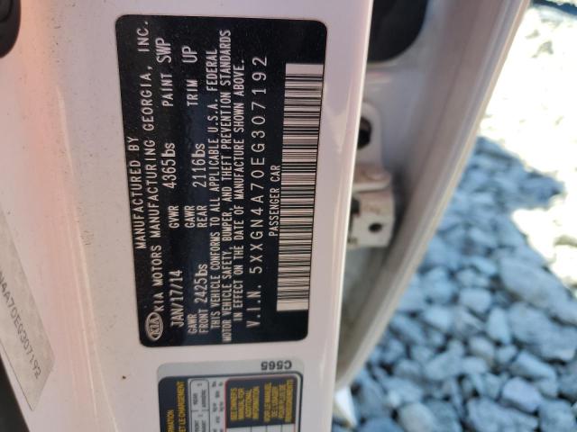 Photo 10 from auction – 2014 KIA OPTIMA EX with VIN 5XXGN4A70EG307192