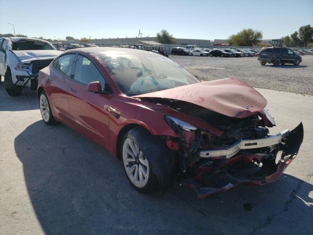 TESLA MODEL 3 2022 with VIN 5YJ3E1EB8NF155127 - Photo from auction