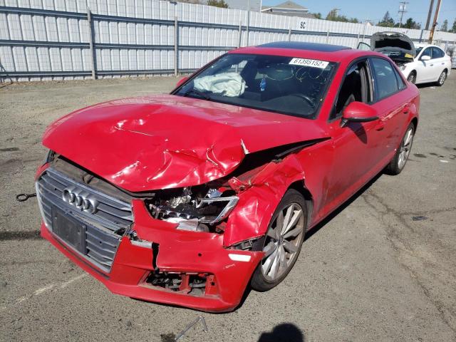 Photo 2 from auction – 2017 AUDI A4 PREMIUM with VIN WAUANAF40HN015048
