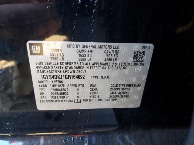 Photo 10 from auction – 2016 CADILLAC ESCALADE P with VIN 1GYS4DKJ1GR164092
