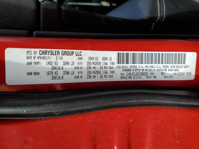 Photo 10 from auction – 2014 JEEP GRAND CHER with VIN 1C4RJFDJ3EC396229