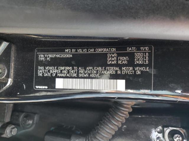 Photo 10 from auction – 2012 VOLVO S60 T6 with VIN YV1902FHXC2020694