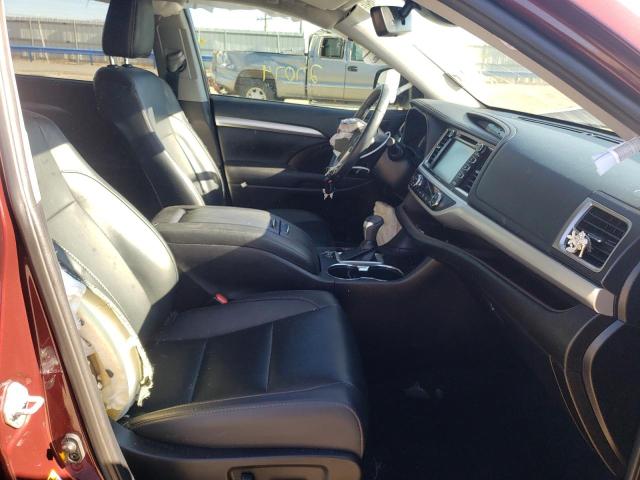 Photo 5 from auction – 2019 TOYOTA HIGHLANDER with VIN 5TDJZRFH0KS709264