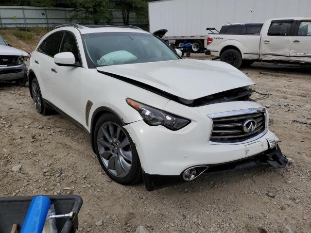 INFINITI FX37 2013 with VIN JN8CS1MW9DM172848 - Photo from auction