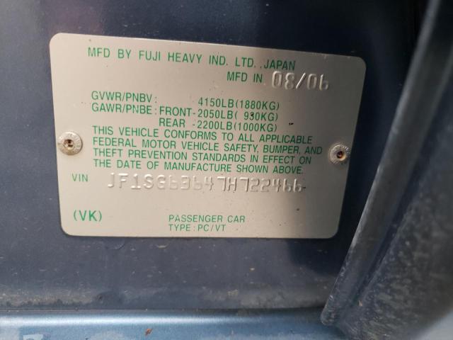 Photo 10 from auction – 2007 SUBARU FORESTER 2 with VIN JF1SG63647H722466