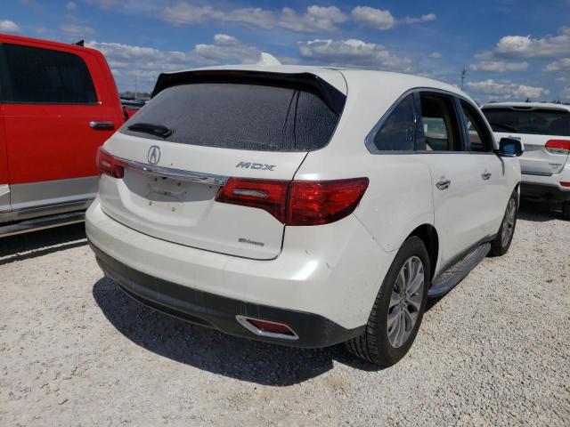 Photo 4 from auction – 2015 ACURA MDX TECHNO with VIN 5FRYD4H49FB018172