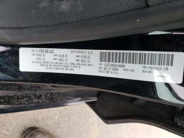 Photo 10 from auction – 2016 CHRYSLER 200 LIMITE with VIN 1C3CCCAB5GN106094