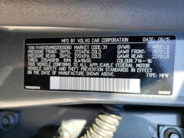 Photo 10 from auction – 2016 VOLVO S60 CROSS with VIN YV4612UM6G2000080