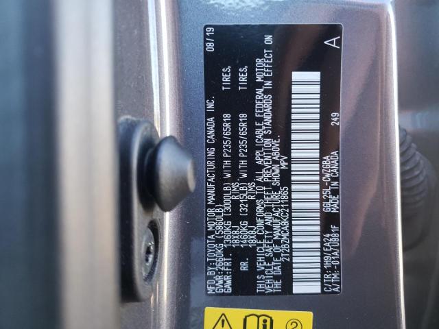 Photo 10 from auction – 2019 LEXUS RX 350 BAS with VIN 2T2BZMCA8KC211865