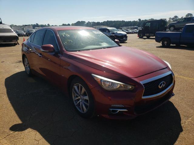 INFINITI Q50 BASE 2014 with VIN JN1BV7AP5EM678387 - Photo from auction