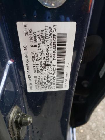Photo 10 from auction – 2019 ACURA TLX TECHNO with VIN 19UUB2F47KA000741