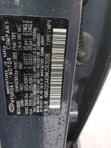 Photo 10 from auction – 2021 HYUNDAI TUCSON SE with VIN KM8J2CA49MU363036