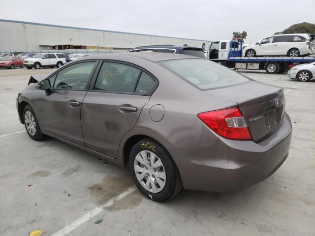 Photo 3 from auction – 2012 HONDA CIVIC LX with VIN JHMFB2F52CS004075