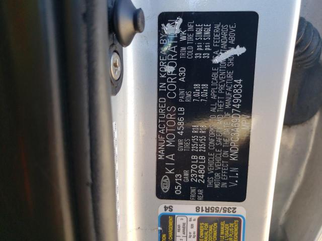 Photo 10 from auction – 2013 KIA SPORTAGE S with VIN KNDPC3A69D7490834