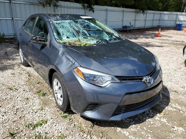 TOYOTA COROLLA L 2015 with VIN 2T1BURHEXFC399953 - Photo from auction