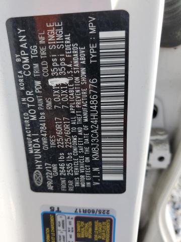 Photo 10 from auction – 2017 HYUNDAI TUCSON LIM with VIN KM8J3CA24HU486776