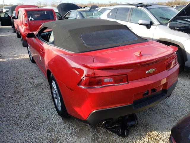 Photo 3 from auction – 2015 CHEVROLET CAMARO LT with VIN 2G1FD3D38F9228419