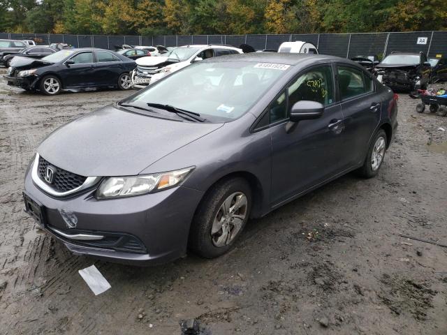Photo 2 from auction – 2014 HONDA CIVIC LX with VIN 2HGFB2F51EH559855