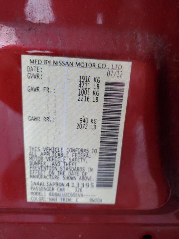 Photo 10 from auction – 2013 NISSAN ALTIMA 2.5 with VIN 1N4AL3AP9DN413395