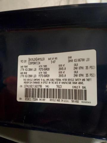 Photo 10 from auction – 2007 DODGE RAM 1500 S with VIN 1D7HU18217J622796