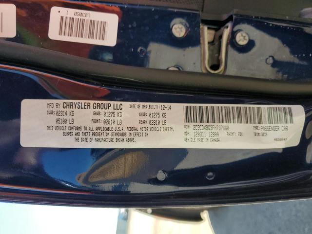 Photo 10 from auction – 2015 DODGE CHARGER SE with VIN 2C3CDXBG3FH737660
