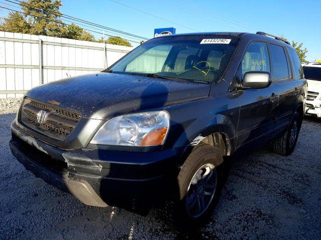 Photo 2 from auction – 2004 HONDA PILOT EXL with VIN 2HKYF18554H566784
