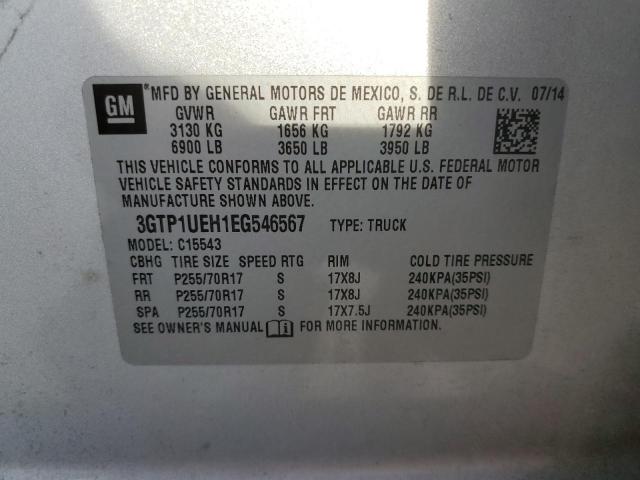 Photo 10 from auction – 2014 GMC SIERRA C15 with VIN 3GTP1UEH1EG546567