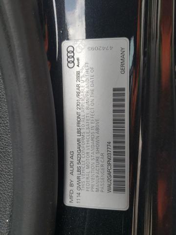 Photo 10 from auction – 2015 AUDI A7 PRESTIG with VIN WAU2GAFC3FN037774