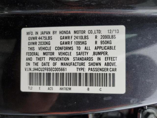 Photo 10 from auction – 2014 ACURA TSX TECH with VIN JH4CU2F65EC005661
