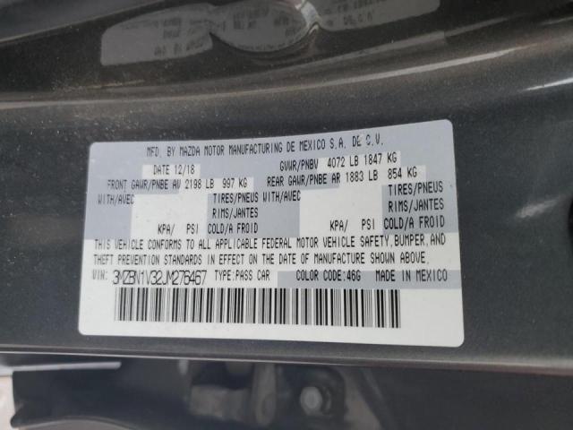 Photo 10 from auction – 2018 MAZDA 3 TOURING with VIN 3MZBN1V32JM276467