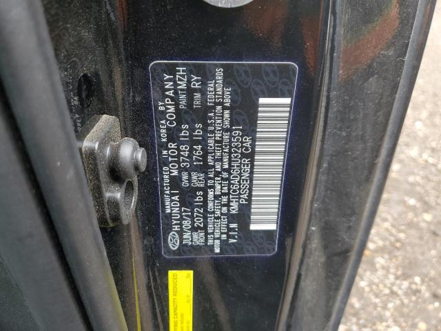 Photo 10 from auction – 2017 HYUNDAI VELOSTER with VIN KMHTC6AD6HU323591